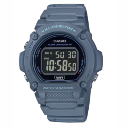Casio General W-219HC-2BV Blue Strap Digital Men Watch